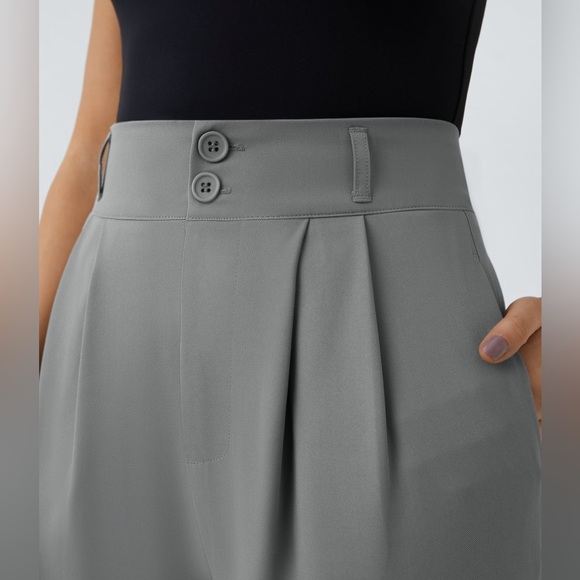 HALARA Gray Straight Leg Pants - Picture 4 of 8